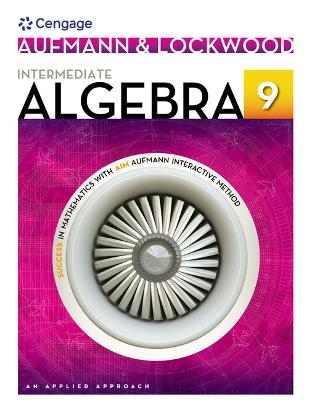 Book cover for Student Solutions Manual for Aufmann/Lockwood's Intermediate Algebra:  An Applied Approach, 9th