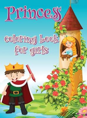 Book cover for Coloring book for girls