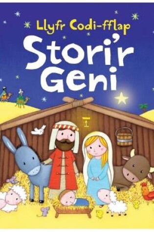 Cover of Llyfr Codi Fflap: Stori'r Geni