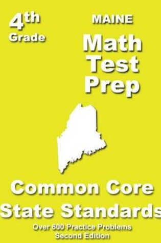 Cover of Maine 4th Grade Math Test Prep