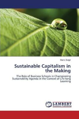 Cover of Sustainable Capitalism in the Making