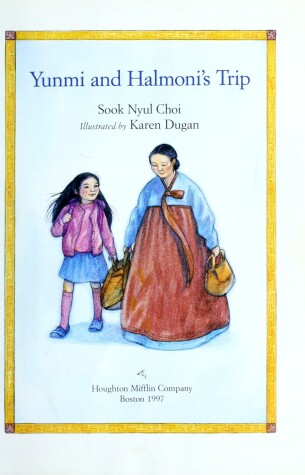 Book cover for Yunmi and Halmoni's Trip