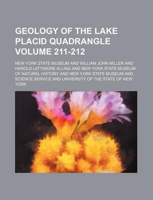 Book cover for Geology of the Lake Placid Quadrangle Volume 211-212