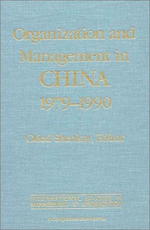 Cover of Organization and Management in China, 1979-90