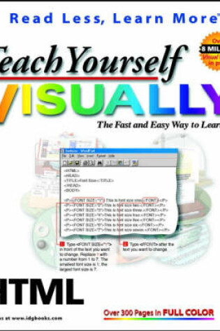 Cover of Teach Yourself HTML Visually