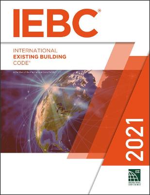 Book cover for 2021 International Existing Building Code