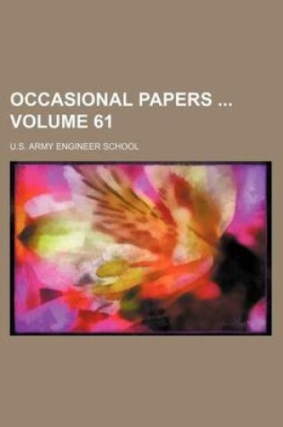 Cover of Occasional Papers Volume 61