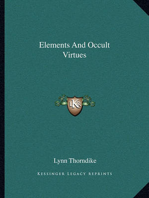 Book cover for Elements and Occult Virtues