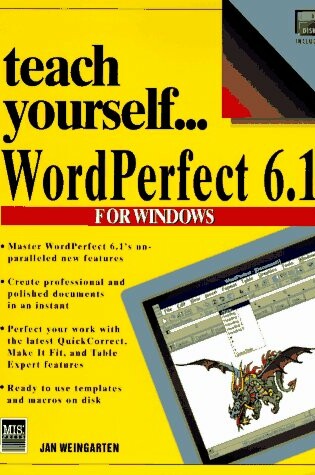 Cover of Teach Yourself Wordperfect 6.1 for Windows