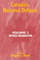 Cover of Canada's National Defence: Volume 2