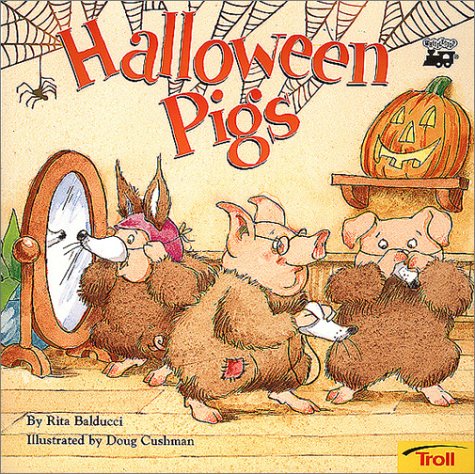 Book cover for Halloween Pigs