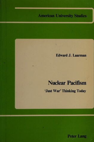 Cover of Nuclear Pacifism