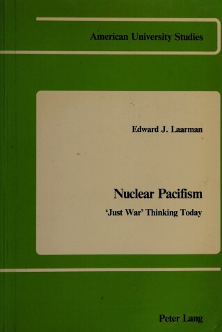 Cover of Nuclear Pacifism