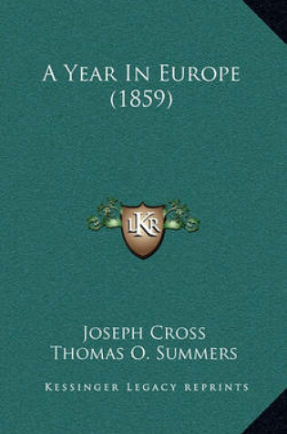 Cover of A Year in Europe (1859)