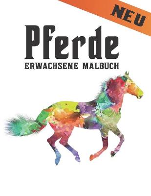 Book cover for Malbuch Erwachsene Pferde