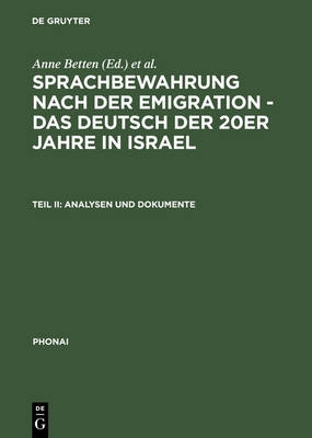 Cover of Analysen Und Dokumente