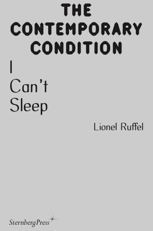 Cover of I Can’t Sleep