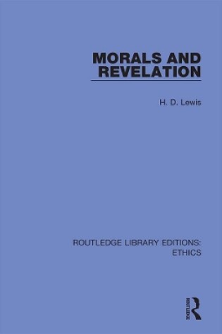 Cover of Morals and Revelation