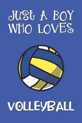 Book cover for Just A Boy Who Loves Volleyball