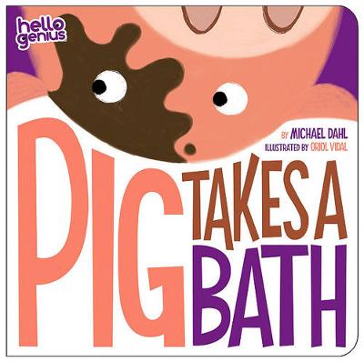 Book cover for Hello Genius Pig Takes a Bath