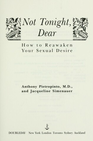 Cover of Not Tonight Dear