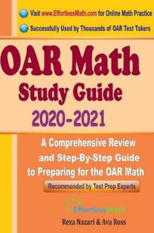 Cover of OAR Math Study Guide 2020 - 2021