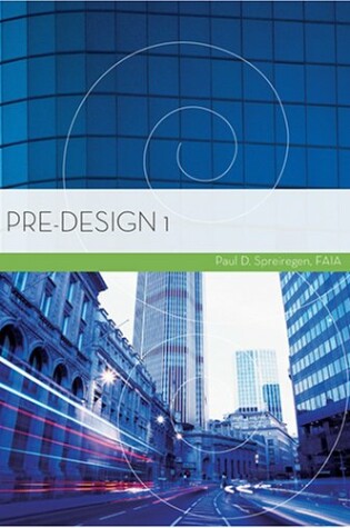 Cover of Pre-Design 1