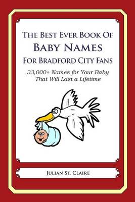 Book cover for The Best Ever Book of Baby Names for Bradford City Fans