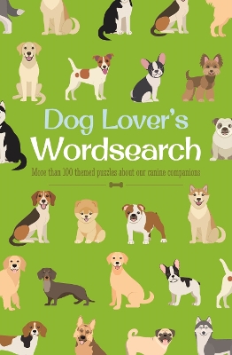 Book cover for Dog Lover's Wordsearch