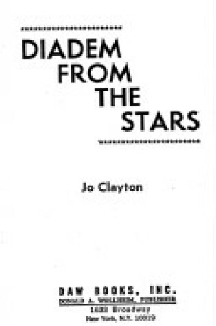 Cover of Clayton Jo : Diadem 1: Diadem from the Stars