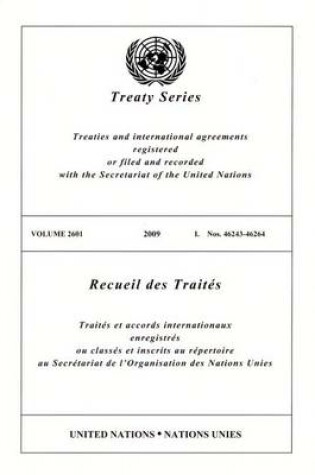 Cover of Treaty Series 2601