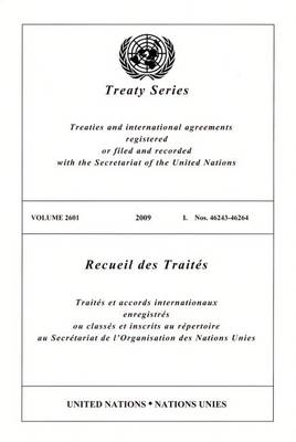 Book cover for Treaty Series 2601