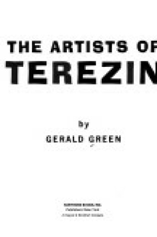 Cover of The Artists of Terezin