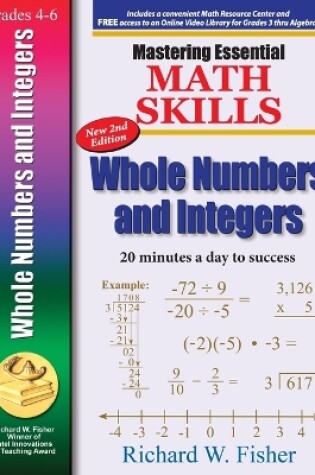 Cover of Mastering Essential Math Skills Whole Numbers and Integers, 2nd Edition