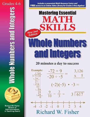 Book cover for Mastering Essential Math Skills Whole Numbers and Integers, 2nd Edition