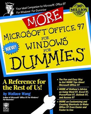 Book cover for More Microsoft Office 97 for Windows For Dummies