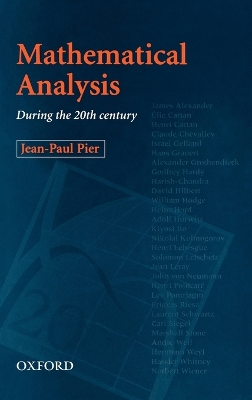 Book cover for Mathematical Analysis during the 20th Century