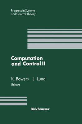 Book cover for Computation and Control II