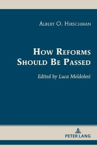 Cover of How Reforms Should Be Passed