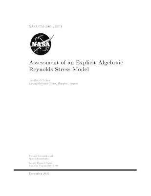 Book cover for Assessment of an Explicit Algebraic Reynolds Stress Model