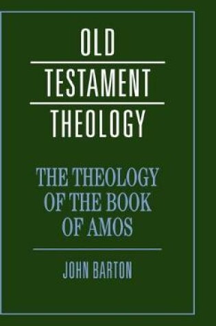 Cover of The Theology of the Book of Amos