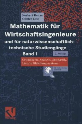 Cover of Mathematik Fur Wirtschaftsingenieure Und Fur Naturwissenschaftlich-Technische Studiengange