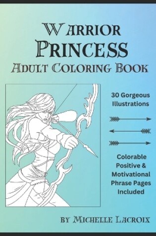 Cover of Warrior Princess Adult Coloring Book