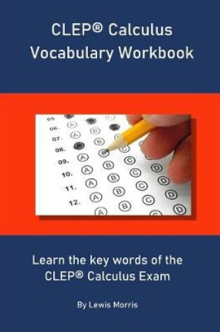 Cover of CLEP Calculus Vocabulary Workbook