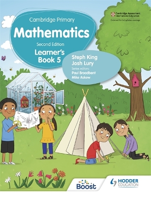 Book cover for Cambridge Primary Mathematics Learner's Book 5 Second Edition