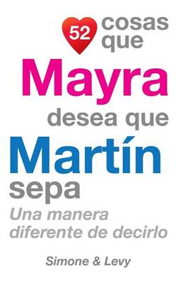 Cover of 52 Cosas Que Mayra Desea Que Martin Sepa
