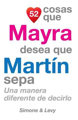 Book cover for 52 Cosas Que Mayra Desea Que Martín Sepa