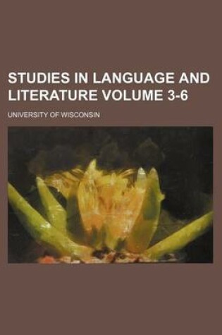 Cover of Studies in Language and Literature Volume 3-6