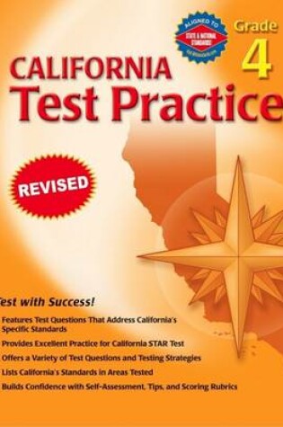 Cover of Spectrum California Test Practice, Grade 4