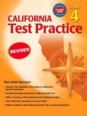 Book cover for Spectrum California Test Practice, Grade 4